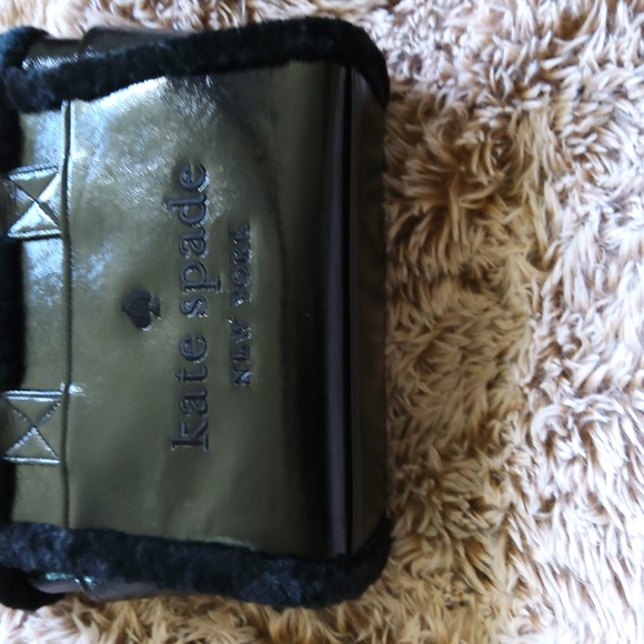 KATE SPADE💥New💥Faux Shearling Black Tote - Picture 7 of 12